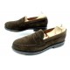 NEUF CHAUSSURES ALDEN MOCASSINS 11C 44.5 EN DAIM MARRON DEER LOAFER SHOES