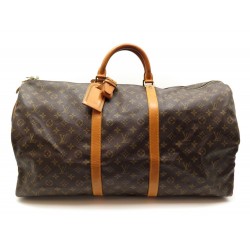 SAC DE VOYAGE LOUIS VUITTON KEEPALL 60 M41412 TOILE MONOGRAM TRAVEL BAG 1440€