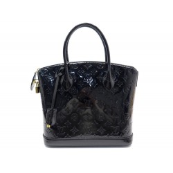 NEUF SAC A MAIN LOUIS VUITTON LOCKIT PM CUIR MONOGRAM VERNIS NOIR HAND BAG 2130€