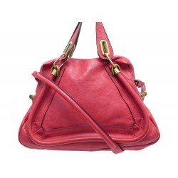 NEUF SAC A MAIN CHLOE PARATY MM EDITION LIMITEE PRINTEMPS CUIR ROUGE BAG 1400€