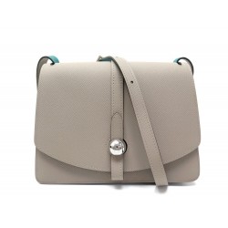 NEUF SAC A MAIN MOYNAT MADELEINE BANDOULIERE CUIR GRIS TOURTERELLE PURSE 3000€