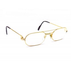 MONTURE DE LUNETTES MUST DE CARTIER TRINITY ELTON JOHN 80 PLAQUE OR GLASSES 890€