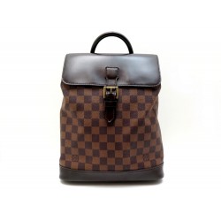 NEUF SAC A DOS LOUIS VUITTON SOHO N51132 TOILE DAMIER EBENE BACKPACK BAG 1050€