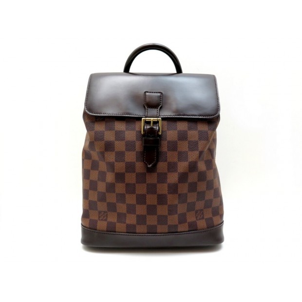 Damier Two Tone Checkered Faux Louis Vuitton Backpack