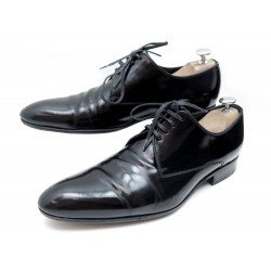 CHAUSSURES DIOR HEDI SLIMANE 7 41 DERBY 4 OEILLETS CUIR NOIR BOITE SHOES 1200€