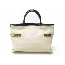 SAC A MAIN CHLOE CHARLOTTE MM 3S0241 CABAS EN CUIR GRAINE BEIGE TOTE BAG 2600€