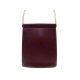 NEUF SAC A MAIN CARTIER TRINITY EN CUIR BORDEAUX NEW LEATHER HANDBAG 1280€