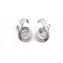 NEUF BOUCLES D'OREILLES SIBYLLE VON MUNSTER OPEN CIRCLE OR BLANC + ECRIN 4150€