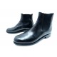 CHAUSSURES JM WESTON BOTTINES ELASTIQUE 7 40 FR FEMME EN CUIR NOIR BOOTS 760€