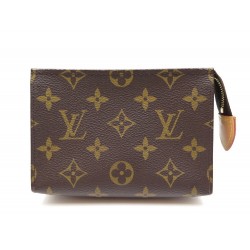 NEUF POCHETTE LOUIS VUITTON POCHE DE TOILETTE 15 TOILE MONOGRAM M47546 TROUSSE