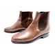 CHAUSSURES JM WESTON BOTTINES ELASTIQUE 6.5D 39.5 FEMME CUIR MARRON BOOTS 760€