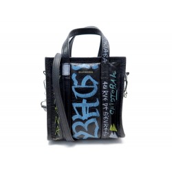 NEUF SAC A MAIN BALENCIAGA BAZAR SHOPPER XXS GRAFFITI 513988 BANDOULIERE 1290€