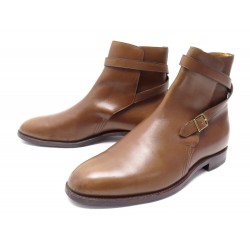 CHAUSSURES JOHN LOBB JODHPUR 8E 42 BOTTINES A BOUCLE EN CUIR + EMBAUCHOIRS 1530€