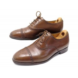 CHAUSSURES JOHN LOBB SEYMOUR 8E 42 RICHELIEU BOUT FLEURI CUIR +EMBAUCHOIRS 1490€