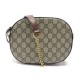 NEUF SAC A MAIN GUCCI MINI GG SUPREME AVEC CHAINE 409535 BANDOULIERE TOILE CUIR