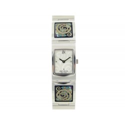 MONTRE FREY WILLE CB/F1.118 QUARTZ ACIER PALLADIE EMAIL ENAMEL STEEL WATCH 2260€