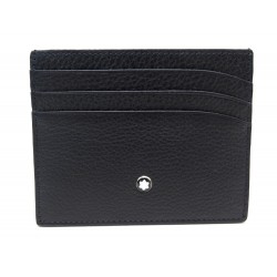 NEUF PORTE CARTES MONTBLANC MEISTERSTUCK SOFT GRAIN 6CC 113309 EN CUIR CARD 140€