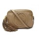 SAC A MAIN GUCCI SOHO DISCO PM 308364 BANDOULIERE CUIR GRAINE CAMEL HANDBAG 980€