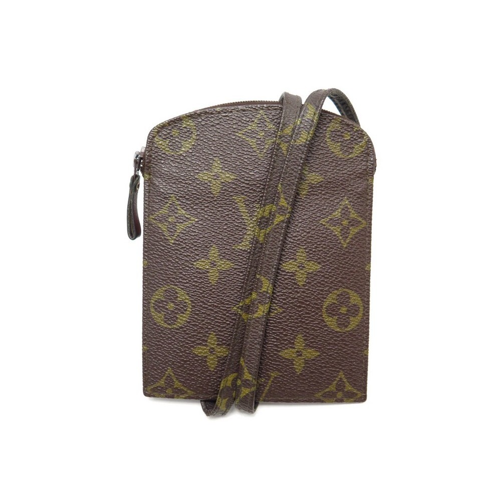 Secret Louis Vuitton Monogram Double Flat Messenger Crossbody Bag