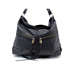 NEUF SAC A MAIN LANCEL COUP D'ECLAT A04948 EN CUIR NOIR LEATHER HAND BAG 590€