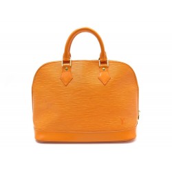 SAC A MAIN LOUIS VUITTON ALMA PM CUIR EN EPI ORANGE LEATHER HAND BAG 1680€