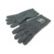 NEUF GANTS CHANEL LOGO CC EN CACHEMIRE & SOIE GRIS + BOITE CASHMERE GLOVES 680€