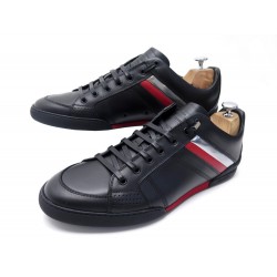 NEUF CHAUSSURES DIOR HOMME 3SN002XED 43 BASKETS CUIR NOIR + BOITE SNEAKERS 550€