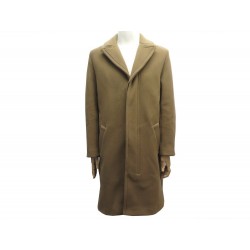 NEUF MANTEAU LOUIS VUITTON TAILLE 50 M EN LAINE CAMEL NEW WOOL COAT 2900€