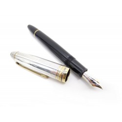 NEUF STYLO PLUME MONTBLANC MEISTERSTUCK SOLITAIRE DOUE 1461 EN ARGENT PEN 970€