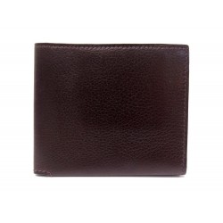 NEUF PORTE BILLETS HERMES EN CUIR TAURILLON CHOCOLAT NEW LEATHER MONEY HOLDER