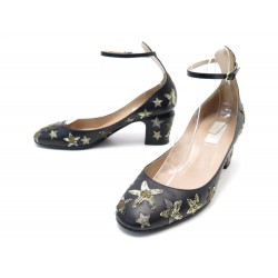 CHAUSSURES VALENTINO ESCARPINS BABIES ETOILE SEQUIN 38.5 STAR-STUDDED SHOES 590€