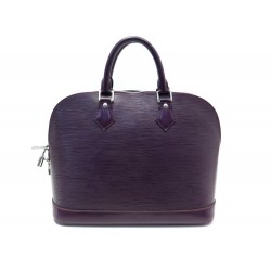 SAC A MAIN LOUIS VUITTON ALMA PM EN CUIR EPI AUBERGINE LEATHER HAND BAG 1680€