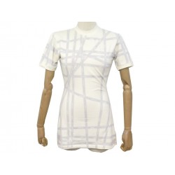 HAUT HERMES T SHIRT BOLDUC M 38 EN COTON CREME MANCHES COURTES COTTON TOP 550€