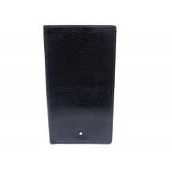 PORTEFEUILLE MONTBLANC MEISTERSTUCK PORTE CARTES EN CUIR NOIR CARD BILLFOLD 255€