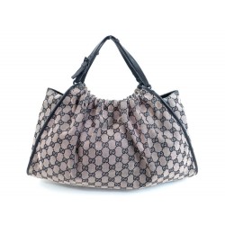 SAC A MAIN GUCCI 76554 CABAS HOBO 43CM EN TOILE MONOGRAMMEE HAND BAG PURSE 800€