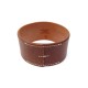 NEUF BRACELET HERMES POUL TOUR MANCHETTE T20 CUIR MARRON NEW LEATHER JEWEL 705€