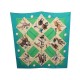 FOULARD HERMES LE MONDE DU POLO CHANTAL DE CRISSEY CARRE EN SOIE VERT SCARF 350€