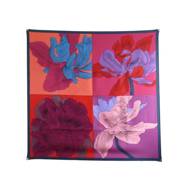 foulard hermes etude pour un iris arc en ciel en