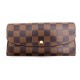 NEUF PORTEFEUILLE LOUIS VUITTON EMILIE TOILE DAMIER EBENE FACTURE BILLFOLD 325€