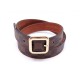 NEUF CEINTURE LOUIS VUITTON TRESOR M9729 EN TOILE DAMIER EBENE T85 BELT 420€