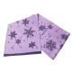 ETOLE HERMES FLOCONS DE NEIGE ECHARPE EN SOIE VIOLET PURPLE SILK SCARF 350€