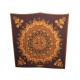 FOULARD HERMES VINCI 1ERE EDITION DE 1968 HERON CARRE EN SOIE MARRON SCARF 350€