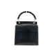 VINTAGE SAC A MAIN GUCCI BAMBOO 1118 EN CUIR NOIR LEATHER HAND BAG PURSE 1590€