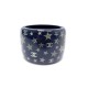 BRACELET CHANEL MANCHETTE ETOILES STRASS 15 CM EN RESINE BLEU MARINE STARS 1370€