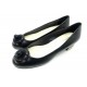 NEUF CHAUSSURES CHANEL ESCARPINS CAMELIA G30255 38 EN CUIR NOIR COURT SHOES 930€