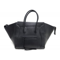 SAC A MAIN CELINE LUGGAGE PHANTOM MEDIUM CABAS EN CUIR NOIR HAND BAG PURSE 2400€