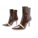 NEUF CHAUSSURES LOUIS VUITTON BOTTINES 39.5 EN TOILE VERNI MONOGRAM BOOTS 850€