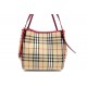 NEUF SAC A MAIN BURBERRY SMALL CANTER 40289231 TOILE TARTAN + BOITE PURSE 695€