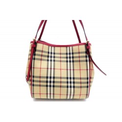 NEUF SAC A MAIN BURBERRY SMALL CANTER 40289231 TOILE TARTAN + BOITE PURSE 695€