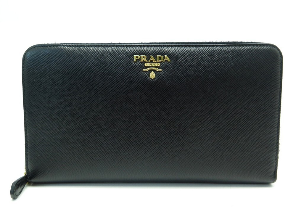 portefeuille prada compagnon 1m1188 en cuir saffiano